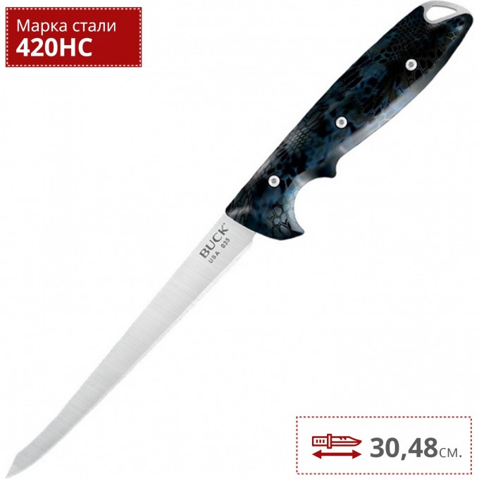 Нож BUCK 0035CMS34 ABYSS KRYPTEK NEPTUN B0035CMS34