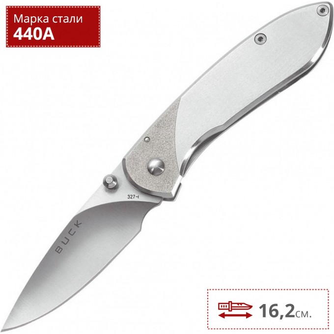 Нож BUCK 0327SSS NOBELMAN STAINLESS B0327SSS