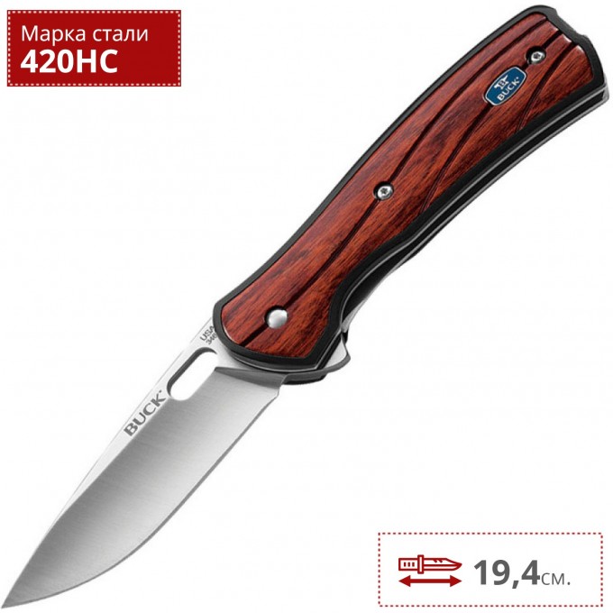 Нож BUCK 0346RWS VANTAGE AVID B0346RWS