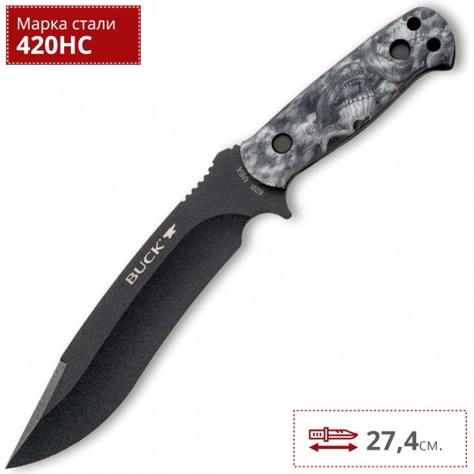 Нож BUCK 0620CMS13 REAPER BLACK B0620CMS13