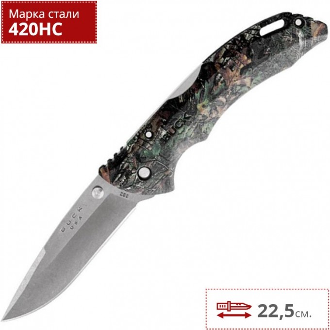 Нож BUCK BANTAM REALTREE XTRA B0286CMS20